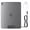 Space Black, variant on Magnetic Charger for 11" iPad Pro 1/2/3/4, 10.9" iPad Air 4/5, 11" iPad Air M2 M3 M4, Smart Connector Charging, 6.6ft Braided Cable, PD 20W Adapter