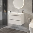 thumbnail image 2 of Vanity Art 24" Single Sink Wall Mount Bathroom Vanity Set with Engineered Stone Top, 2 of 9