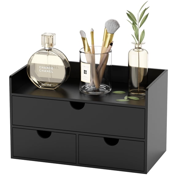 Organisateur de Bureau en Bambou avec Tiroirs Tiroirs de Rangement de Bureau pour Factures Fournitures de Bureau Ustensiles de Cuisine Outil d'Organisation pour la Maison Organisation de la Classe