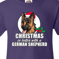 thumbnail image 4 of Inktastic Christmas is Better with a German Shepherd Youth T-Shirt, 4 of 5