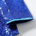 thumbnail image 6 of IWRICH Men's Carnival One Button Sequin Dress Suit Jacket Mardi Gras Party Festival Tuxedo Sport Coat Blue XL, 6 of 6