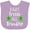 Lavender, variant on Inktastic Part Irish All Trouble St. Patrick's Day with Green Clovers Boys or Girls Baby Bib