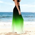 thumbnail image 4 of Pantalones de playa de gasa ligeros para mujer con protección solar, pantalones anchos de estilo bohemio estampados, blusa para mujer, 4 of 7