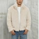 thumbnail image 1 of Ceisia Trendy Warm Men's Loose Fit Stand-Collar Faux Fur Jacket Gift, 1 of 9