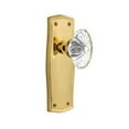 thumbnail image 2 of Nostalgic Warehouse Praofc_Prv_238_Nk Vintage Fluted Crystal Flower Privacy Door Knob Set, 2 of 7