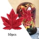 thumbnail image 3 of 50 piezas hojas artificiales de arce hoja boda fiesta cumpleaños bebé Colcomx  hojas de arce, 3 of 7