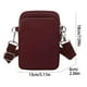 thumbnail image 3 of Bolso Bandolera de Nailon para Mujer | Bolso de Hombro Informal con Correa Ajustable | Funda Ligera para Teléfono para Uso Diario, Viajes y Compras | 18 X 13 X 6 Cm, 3 of 3