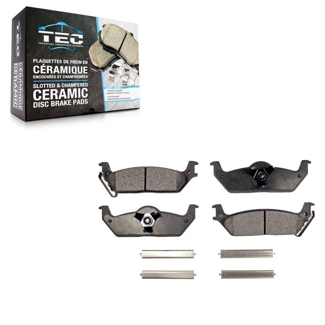 TEC Rear Ceramic Disc Brake Pads TEC-1012 for Car Ford F-150 Lincoln Mark LT