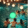 thumbnail image 3 of Uscallm 2Pcs Floating Pool Light LED RGB Color Changing Gas Emitting Bulb Decorative Water Light For Shower Play And Beach Party, 3 of 9