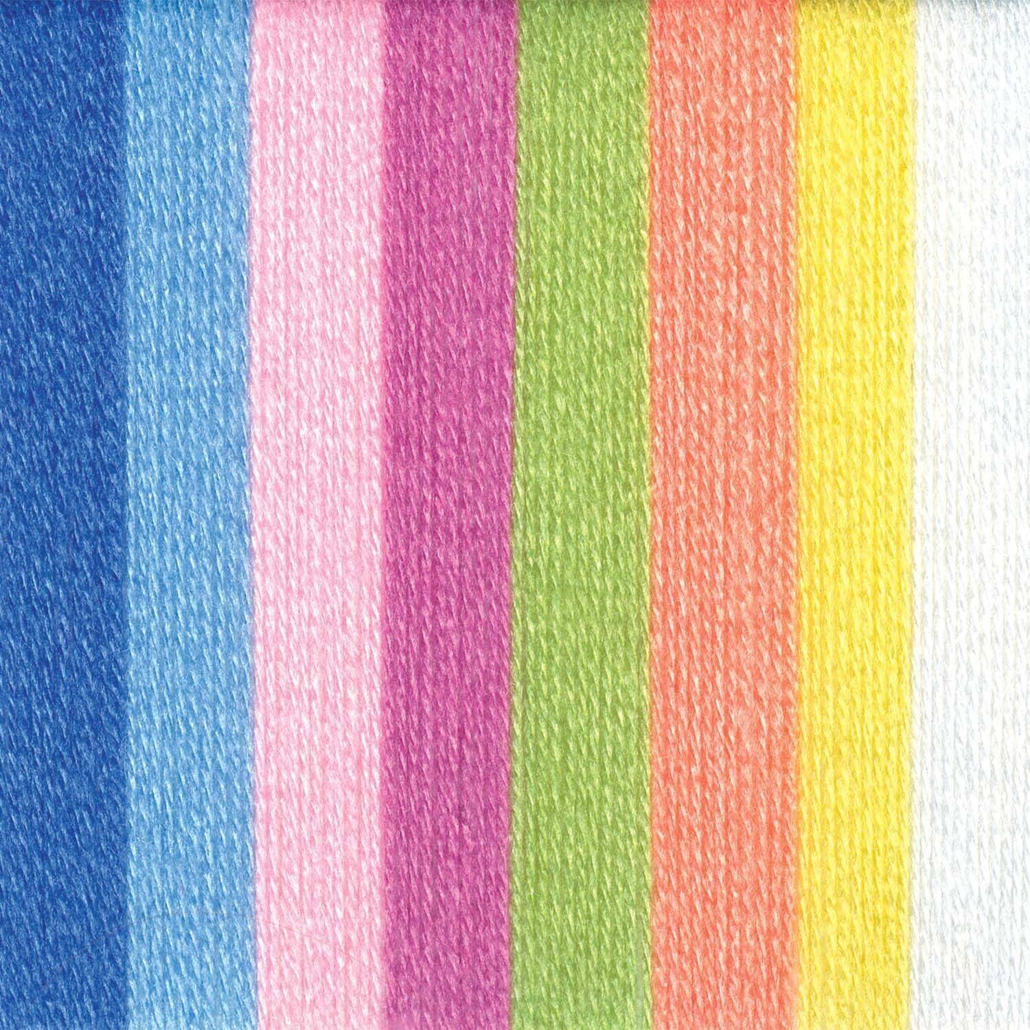 Lion Brand Yarn Bonbons Pastels Mini Yarn Variety Pack Light Acrylic Multi-color Yarn 3 Pack