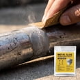 thumbnail image 5 of Epoxy Pipe Repair Putty 1 lb Steel-Reinforced 2-Part Adhesive for Leak Sealing Hole Filling, Plumbing Automotive DIY Metal Plastic Repair White, 5 of 5