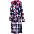 thumbnail image 2 of Richie House Womens Plush Soft Warm Fleece Bathrobe Robe RH1591, 2 of 6