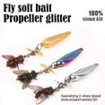 thumbnail image 2 of Metal Lure Spoon Spinner Propeller Sequins Insect Bait Bug Worm Flies Lure Fishing Set Fishing Lures Trout Bass, 2 of 9