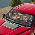thumbnail image 5 of Xixirimido Car Windshield Sun Shade Foldable Sunshade Front Window Cover Sun Visor for Trucks SUVs Sedan Universal Car Interior Accessories, Funny Owls, 5 of 8