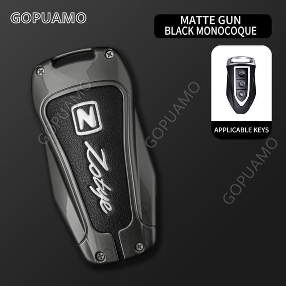 For Zotye A 3 buttons key case Motor T600 Zinc alloy Car Key Cover Remote Control Shell Case Holder Auto Accessories
