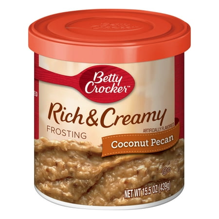 (5 Pack) Betty Crocker Rich and Creamy Coconut Pecan Frosting, 15.5 (Best Store Bought Cake Frosting)