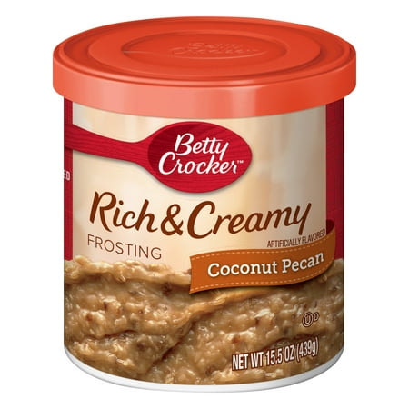 - (5 Pack) Betty Crocker Rich and Creamy Coconut Pecan Frosting, 15.5 oz