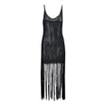 thumbnail image 4 of Birdeem Cache-Maillots Mode Été Sans Manches Camisole Unie Bretelles Col Rond Robe Pull, 4 of 10