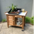 thumbnail image 6 of Tierra Garden Brown Pine and Spruce Wood Potting Benches, Weatherproof, 6 of 8
