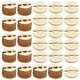 thumbnail image 4 of 100 botones de madera para sombreros, fáciles de usar, para tejer gorros de amigos. Corazón medio, 4 of 9
