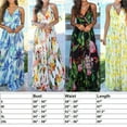 thumbnail image 2 of SHCKE Women's Summer Maxi Dress Floral Print Sleeveless Spaghetti Strap Beach Long Dresses, 2 of 2