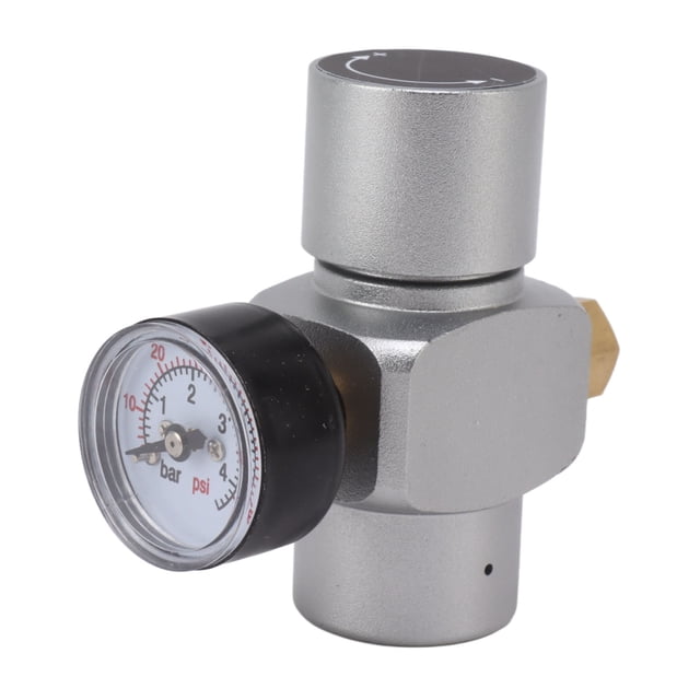 Water Pressure Reducing Valve, Stainless Steel Hose Pressure Regulator 0-60PSI Adjustable for Brewing