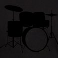 thumbnail image 3 of CafePress - Drums Dark T Shirt - Men's Classic Graphic Cotton T-Shirt, 3 of 4