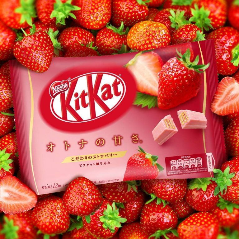 Original Mini Kit Kat Strawberry Flavor Candy Bars from Japan Walmart