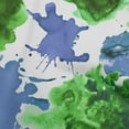 thumbnail image 1 of oneOone Polyester Spandex Medium Blue Fabric Abstract Watercolor Sewing Craft Projects Fabric Prints By Yard 56 Inch Wide, 1 of 4