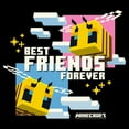 thumbnail image 2 of Womens Minecraft Bees Best Friends Forever T Shirt, 2 of 4
