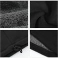 thumbnail image 4 of TAGVO Winter Fleece Neck Warmer, Soft Double Layer Fleece Thick Thermal Neck Gaiter Elastic Multifunctional Scarf Windproof Skiing Neck Tube Ear Warmer Balaclava Hood Unisex for Outdoor Sports, Black, 4 of 7