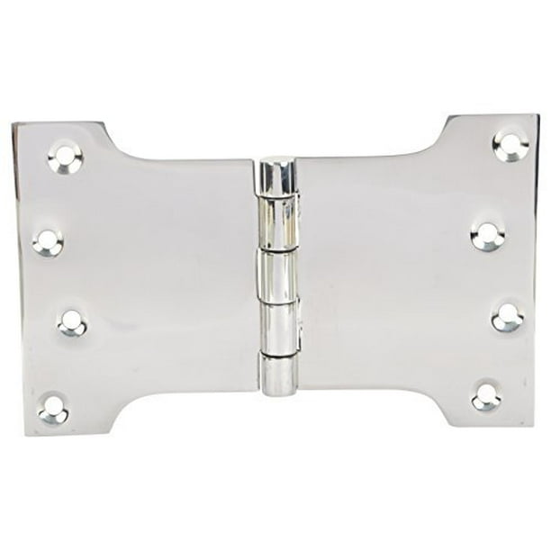 Ssiskcon Stainless Steel Parliament Door Hinge 4 in L x 5 in Obstacle
