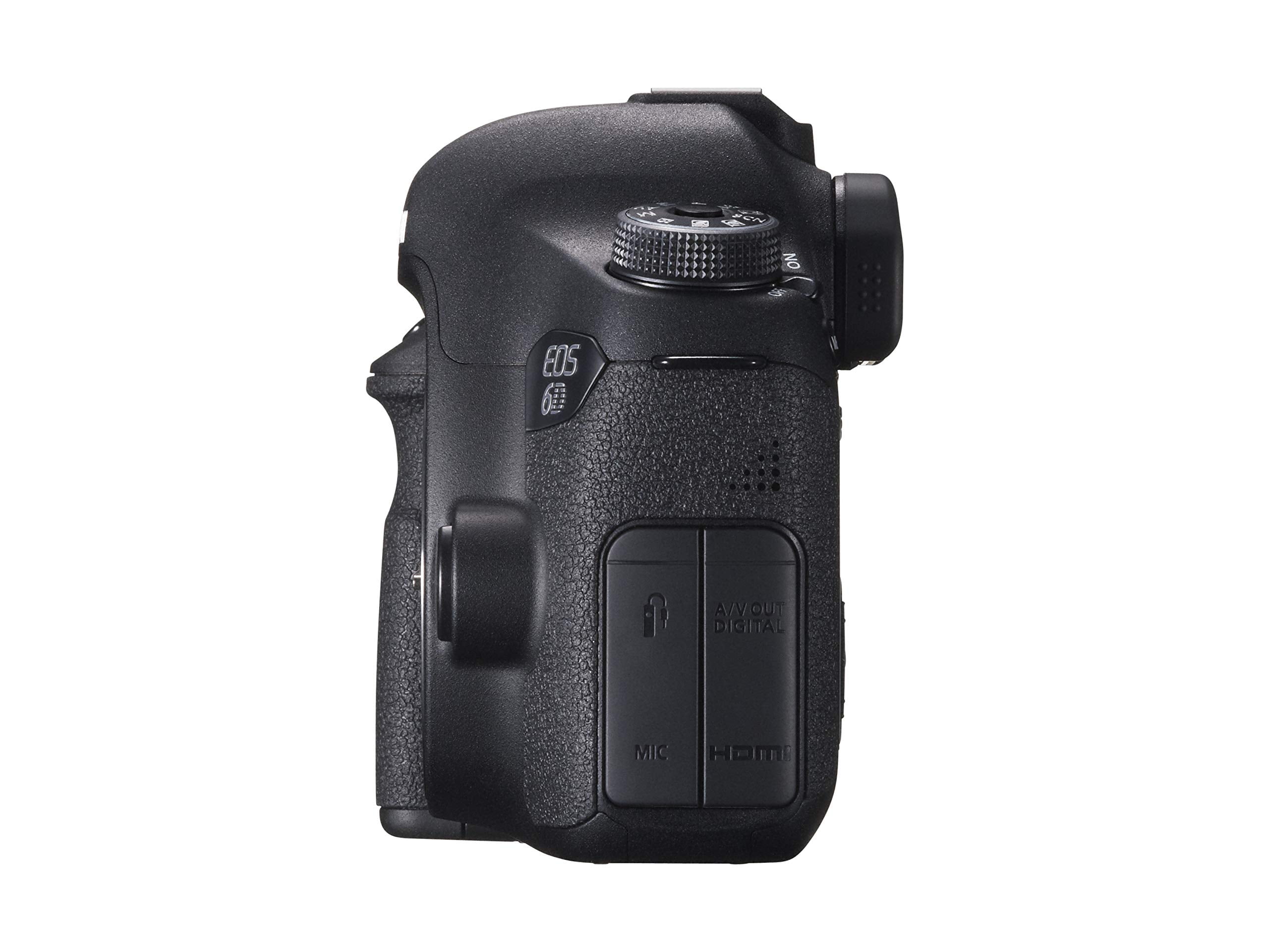 Canon EOS 6D 20.2 MP CMOS Digital SLR Camera with 3.0-Inch LCD (Body Only) - Wi-Fi Enabled - International Version (No warranty)