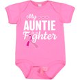 thumbnail image 3 of Inktastic Breast Cancer Awareness My Auntie is a Fighter Boys or Girls Baby Bodysuit, 3 of 5