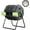 Green, variant on SQUEEZE master Compost Bin 43 Gallon Outdoor Tumbler composters Garden Tumbling or Rotating Compost Green Door