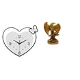 thumbnail image 1 of Reloj de pared,Reloj de pared acrílico para oficina en casa,sin tictac,Escultura,Estatua de resina,figura decorativa para el hogar.,Esculturas de animales coleccionables, 1 of 8