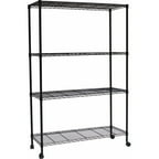 Edsal Muscle Rack 5 Shelf Steel Shelving Unit Black