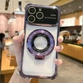 thumbnail image 1 of compatible iPhone 14 Plus MagSafe Holder Shockproof TPU Phone Case with Lens Film Cheap and fine, 1 of 4