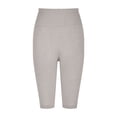 thumbnail image 6 of Oalirro High Waisted 19" Biker Shorts for Women, Soft Black Workout Yoga Running Shorts, 6 of 8