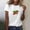 Red, variant on Graphic Tees for Women Fashion Casual Fruit And Vegetable Printed Round Neck Short Sleeve Top T Shirt for Everyday Wear Women Red L