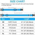 thumbnail image 6 of Reflective Dog Collar,Soft Neoprene Padded Breathable Nylon Pet Collar Adjustable for Extra Large DogsSkyblue,XL, 6 of 18