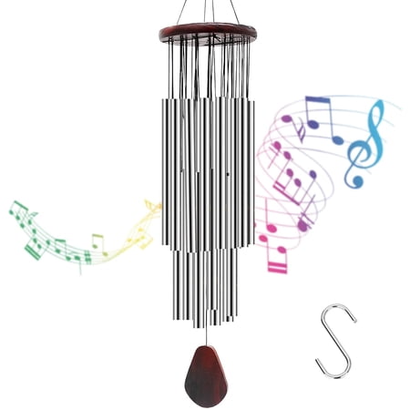 Wind Chimes Outdoor  Large Wind Chimes  31  Garden Chimes with 27 Aluminum Tuned Tubes for Indoor Outdoor Garden Patio Decor