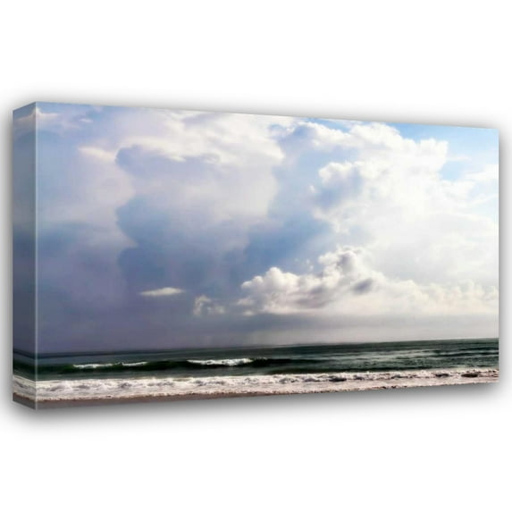 Alan Hausenflock 18x13 Gallery Wrapped Canvas Wall Art Titled - Ocean Storm I