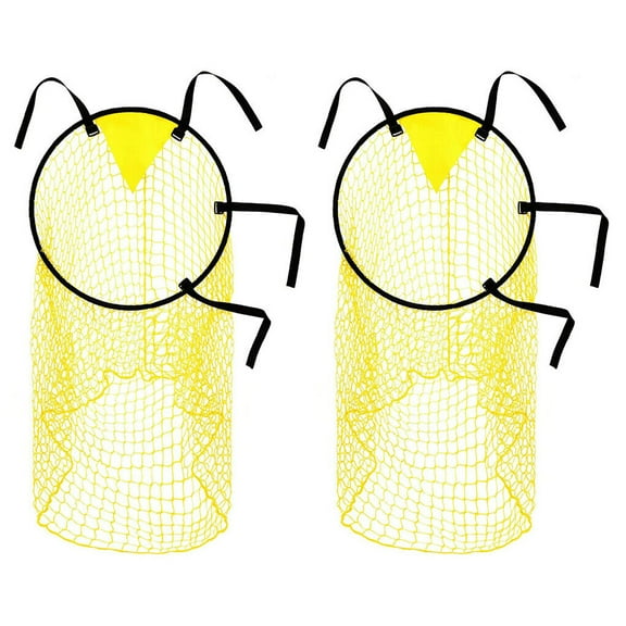 2PCS Football Target Net Soccer Target Goal Net Soccer Top Bins Goal Target Bags