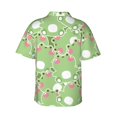 thumbnail image 3 of Daiia Cute Frog2 Hawaiian Shirt for Men Gentle Cotton Regular Short Sleeve Casual-3X-Large, 3 of 9