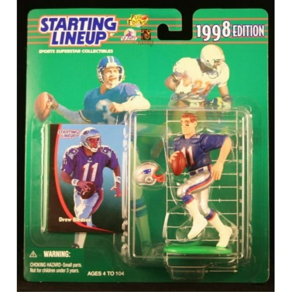 NFL Football Drew Bledsoe Starting Lineup (1998) Kenner Figure