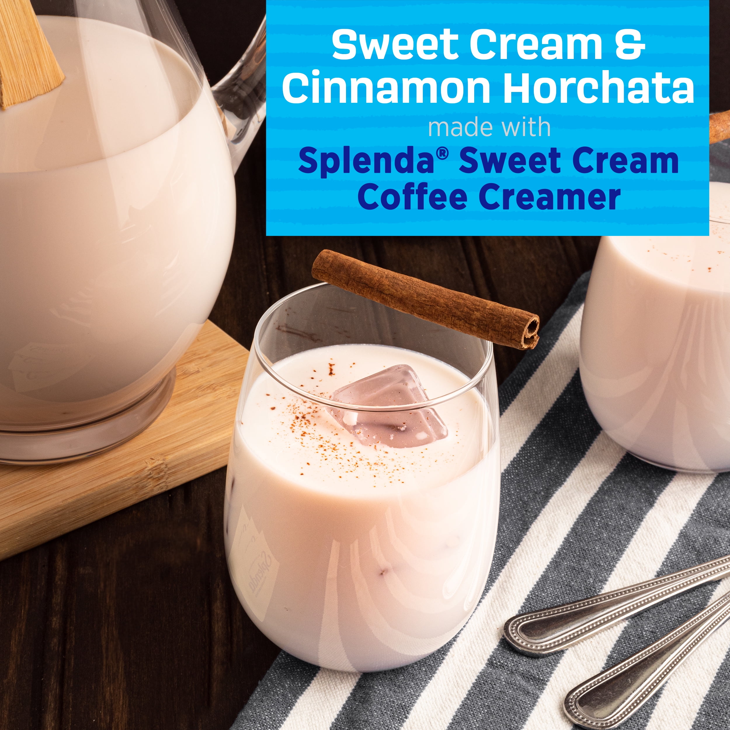 Splenda Sugar Free, Low Calorie Sweet Cream Coffee Creamer, 8 fl Ounces Bottle