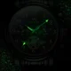 thumbnail image 2 of Reloj De Cuarzo Luminoso De Lujo Olevs Moon Phase Color Del Fondo Silver Golden Blue, 2 of 2