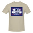 thumbnail image 3 of Yiaed Trump reelection in 2024 Take America Back Print Mens T-Shirt,Lightweight Cotton Tee, Crewneck T-Shirt For Men Basic Tee Shirt-X-Large, 3 of 5