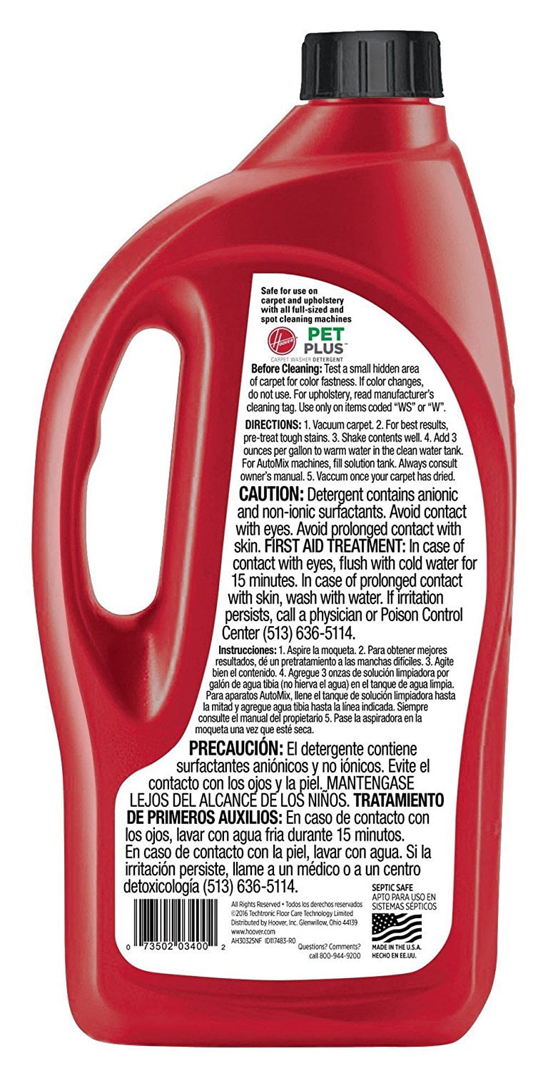 hoover pet plus shampoo